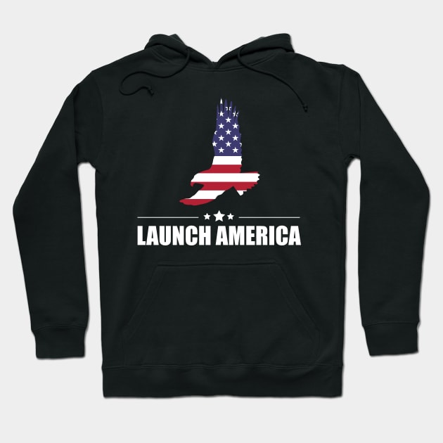 LAUNCH AMERICA Hoodie by teesvira